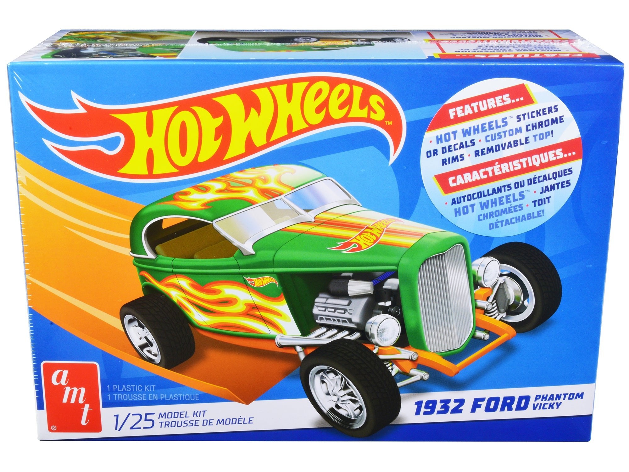 Skill 2 Model Kit 1932 Ford Phantom Vicky "Hot Wheels" 1/25 Scale Model by AMT free shipping USA - Rapid Vehicles