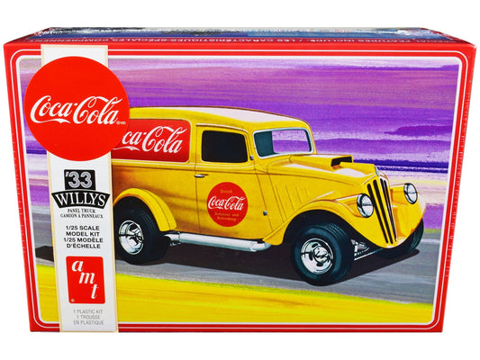 Skill 2 Model Kit 1933 Willys Panel Truck "Coca - Cola" 1/25 Scale Model by AMT free shipping USA - Rapid Vehicles
