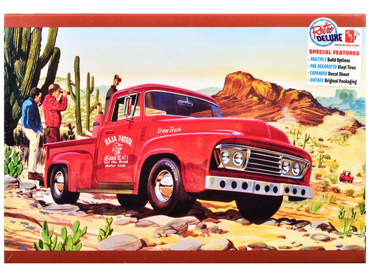 Skill 2 Model Kit 1953 Ford Pickup Truck "Baja Patrol" 1/25 Scale Model by AMT free shipping USA - Rapid Vehicles