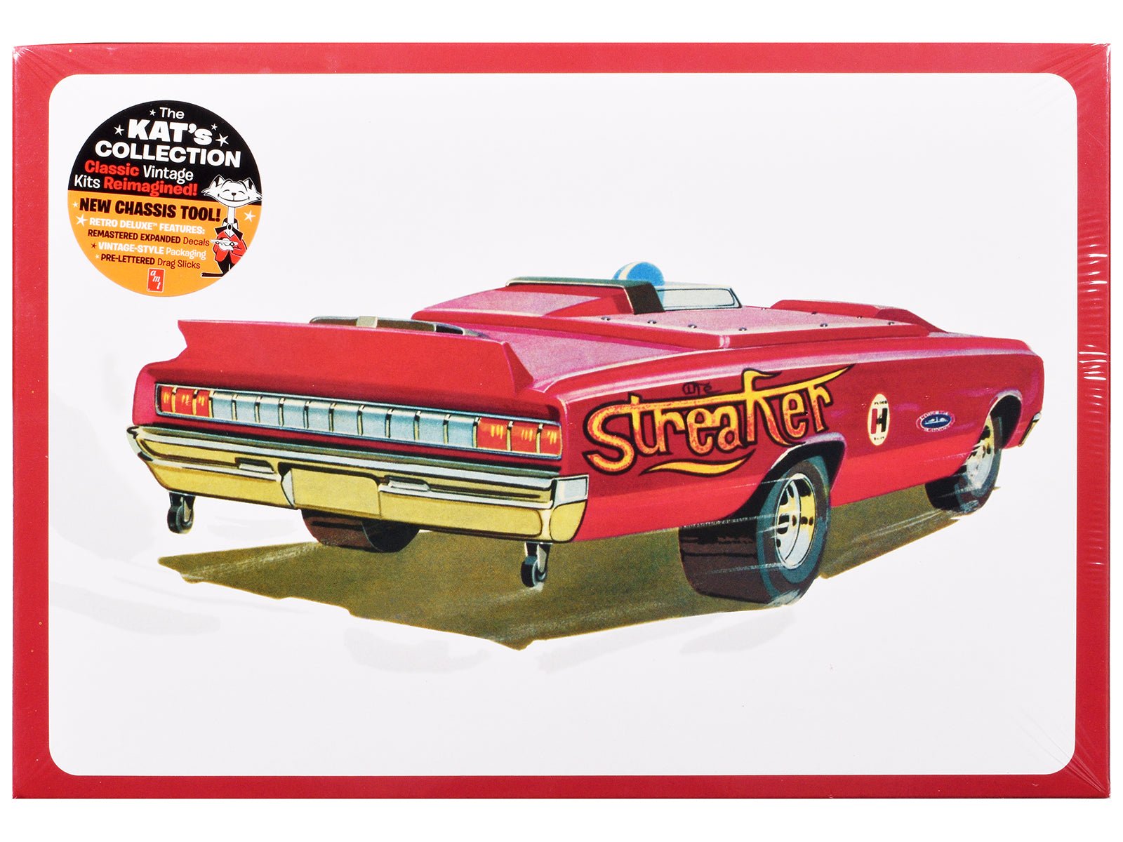 Skill 2 Model Kit 1964 Oldsmobile F - 85 AWB Funny Car "Streaker" 1/25 Scale Model by AMT free shipping USA - Rapid Vehicles