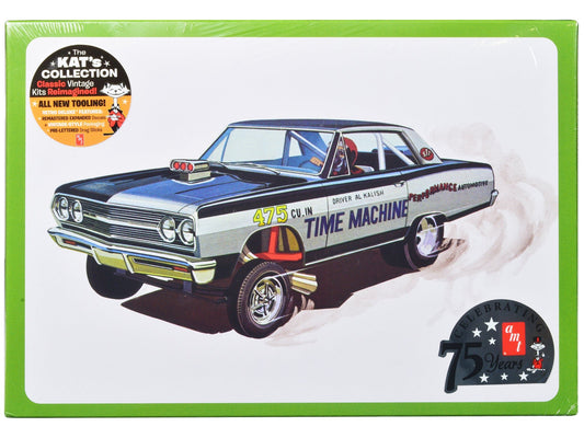 Skill 2 Model Kit 1965 Chevrolet Chevelle AWB Funny Car "Time Machine" 1/25 Scale Model by AMT free shipping USA - Rapid Vehicles