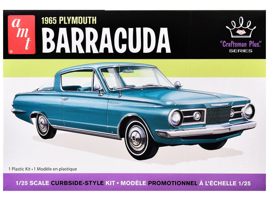 Skill 2 Model Kit 1965 Plymouth Barracuda "Craftsman Plus" Series 1/25 Scale Model by AMT free shipping USA - Rapid Vehicles