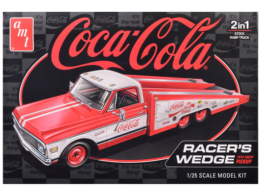 Skill 2 Model Kit 1972 Chevrolet Pickup Truck "Racer's Wedge" 2 - in - 1 Kit "Coca - Cola" 1/25 Scale Model by AMT free shipping USA - Rapid Vehicles