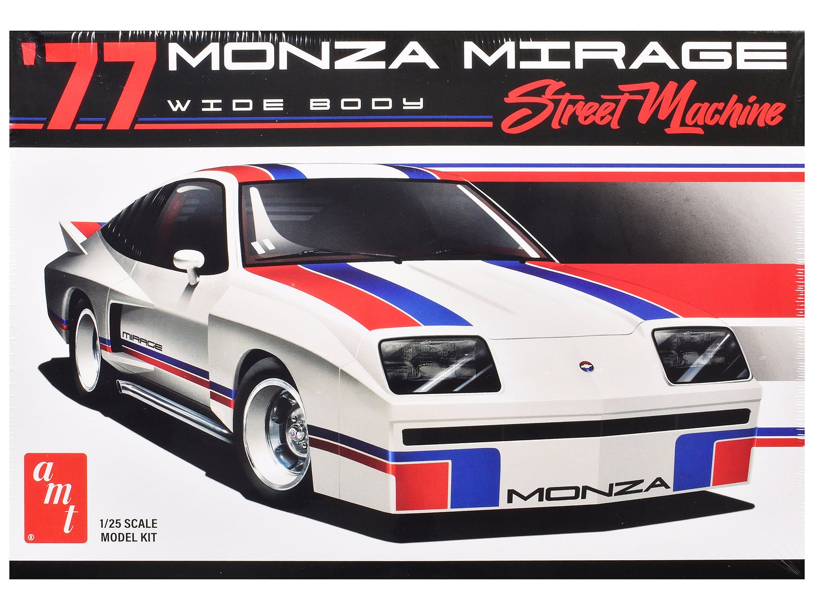 Skill 2 Model Kit 1977 Chevrolet Monza Mirage Wide Body "Street Machine" 1/25 Scale Model by AMT free shipping USA - Rapid Vehicles
