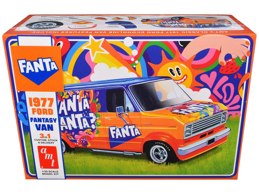 Skill 2 Model Kit 1977 Ford Custom Van "Fanta" 1/25 Scale Model by AMT free shipping USA - Rapid Vehicles