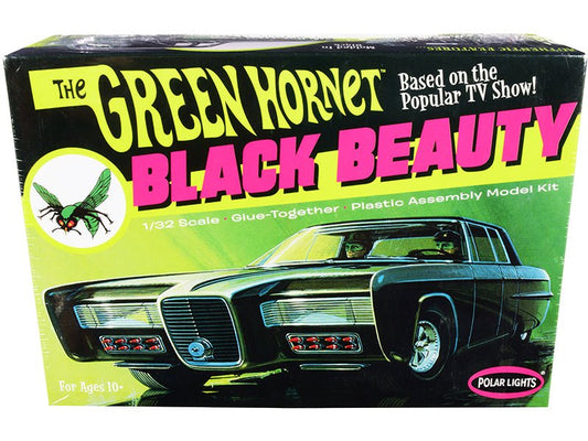 Skill 2 Model Kit Black Beauty "The Green Hornet" (1966 - 1967) TV Series 1/32 Scale Model by Polar Lights free shipping USA - Rapid Vehicles