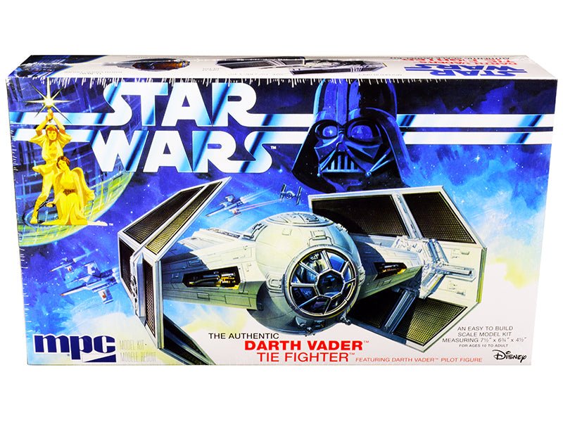 Skill 2 Model Kit Darth Vader's Tie Fighter "Star Wars: Episode IV – A New Hope" (1977) Movie by MPC free shipping USA - Rapid Vehicles