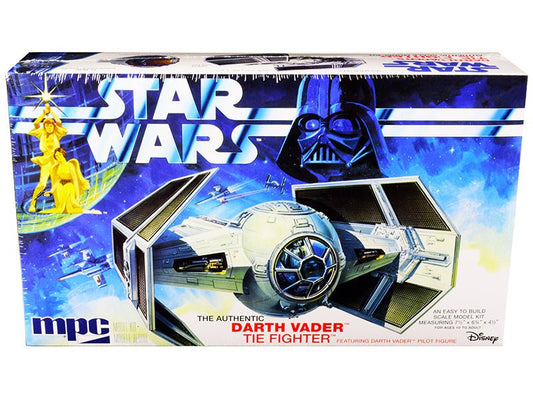 Skill 2 Model Kit Darth Vader's Tie Fighter "Star Wars: Episode IV – A New Hope" (1977) Movie by MPC free shipping USA - Rapid Vehicles