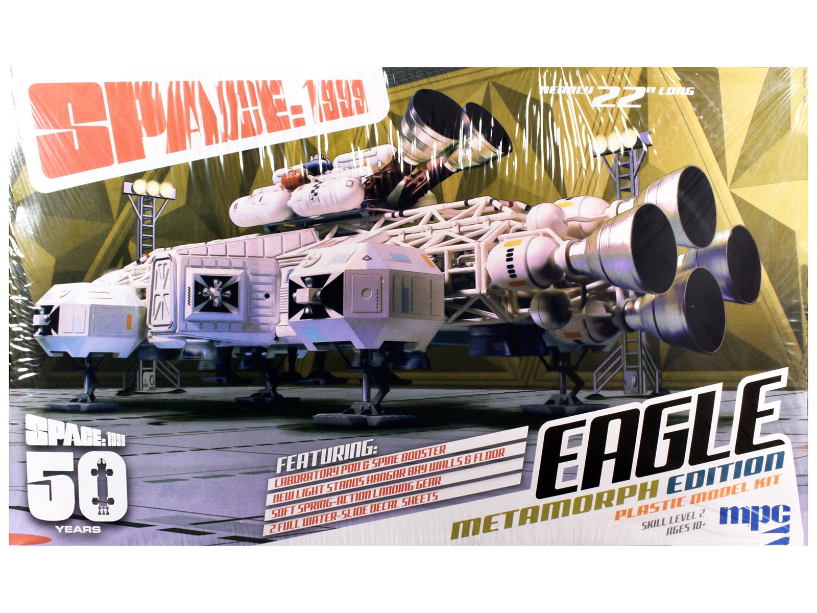 Skill 2 Model Kit Eagle Transporter Metamorph Edition "Space: 1999" (1975 - 1977) TV Series 1/48 Scale Model by MPC free shipping USA - Rapid Vehicles