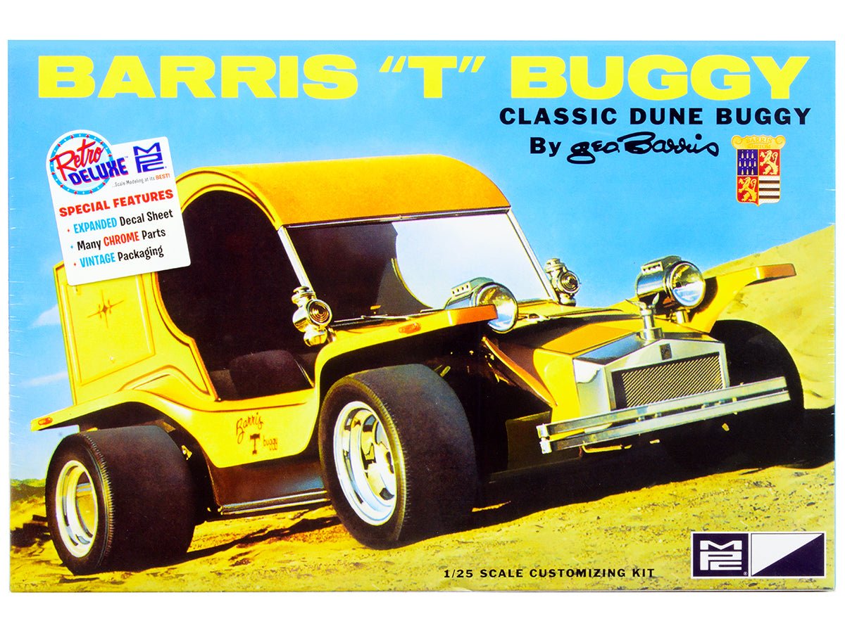 Skill 2 Model Kit George Barris "T" Classic Dune Buggy 3 - in - 1 Kit 1/25 Scale Model by MPC free shipping USA - Rapid Vehicles