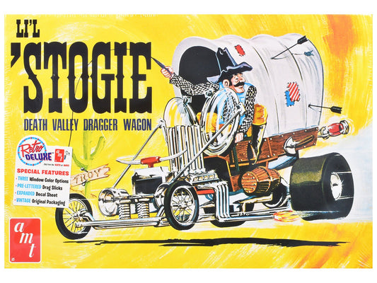 Skill 2 Model Kit Li'l Stogie Show Rod Death Valley Dragger Wagon 1/25 Scale Model by AMT free shipping USA - Rapid Vehicles