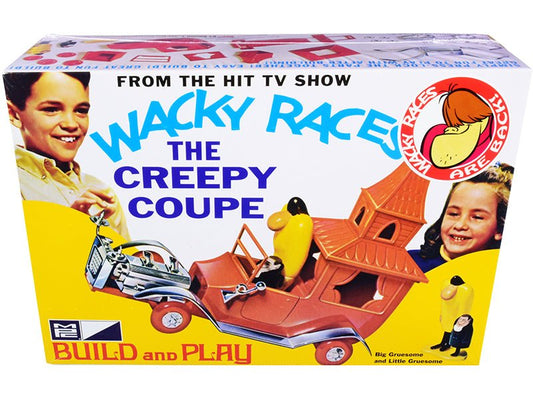 Skill 2 Snap Model Kit The Creepy Coupe with Big Gruesome and Little Gruesome Figurines "Wacky Races" (1968) TV Series 1/25 Scale Model by MPC free shipping USA - Rapid Vehicles