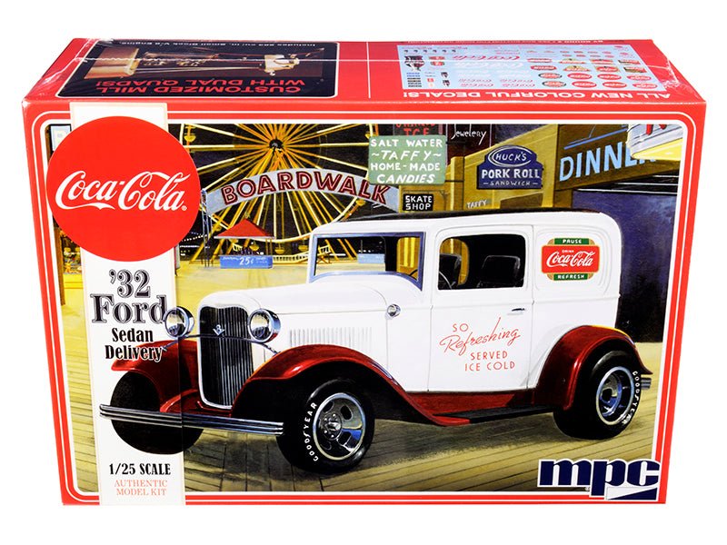 Skill 3 Model Kit 1932 Ford Sedan Delivery "Coca - Cola" 1/25 Scale Model by MPC free shipping USA - Rapid Vehicles
