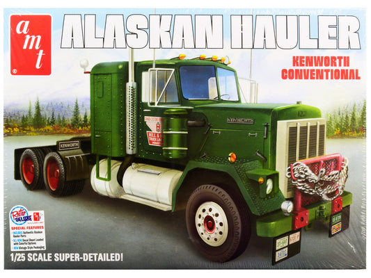 Skill 3 Model Kit Kenworth Conventional Tractor "Alaskan Hauler" 1/25 Scale Model by AMT free shipping USA - Rapid Vehicles