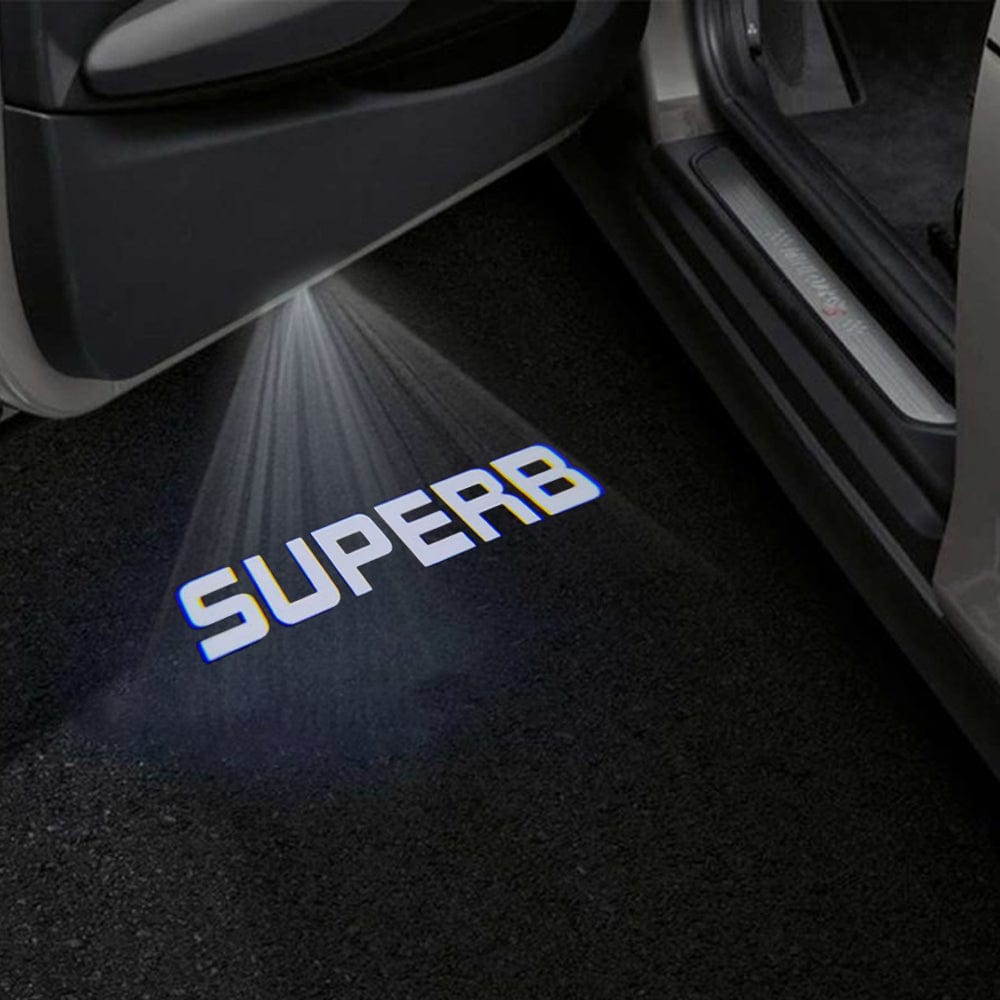 Skoda Superb 2nd/3rd/4th Gen Premium Door Puddle Lights Various Designs 2008-2026