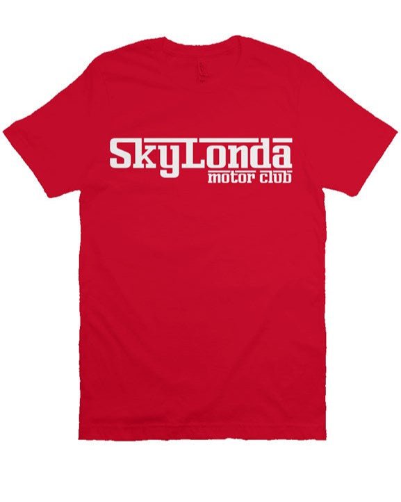 Sky Londa Motor Club Ferrari Style Shirt (white ink) - Rapid Vehicles