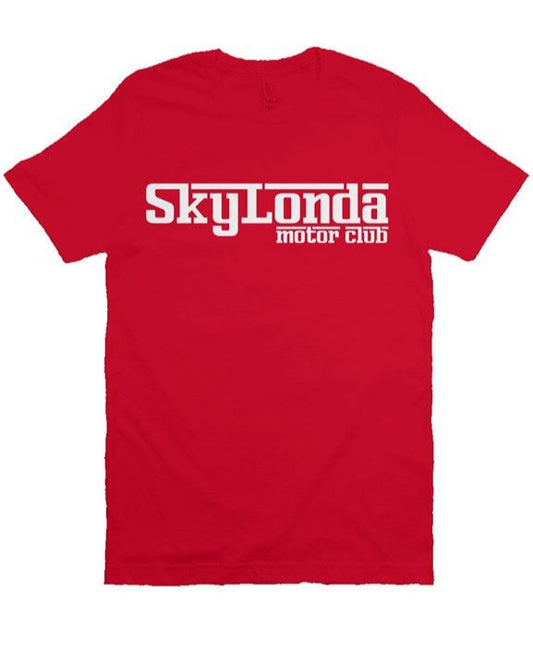Sky Londa Motor Club Ferrari Style Shirt (white ink) - Rapid Vehicles