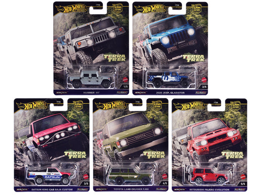 "Terra Trek" 5 piece Set "Car Culture" 2024 Series C Diecast Model Cars by Hot Wheels free shipping USA - Rapid Vehicles