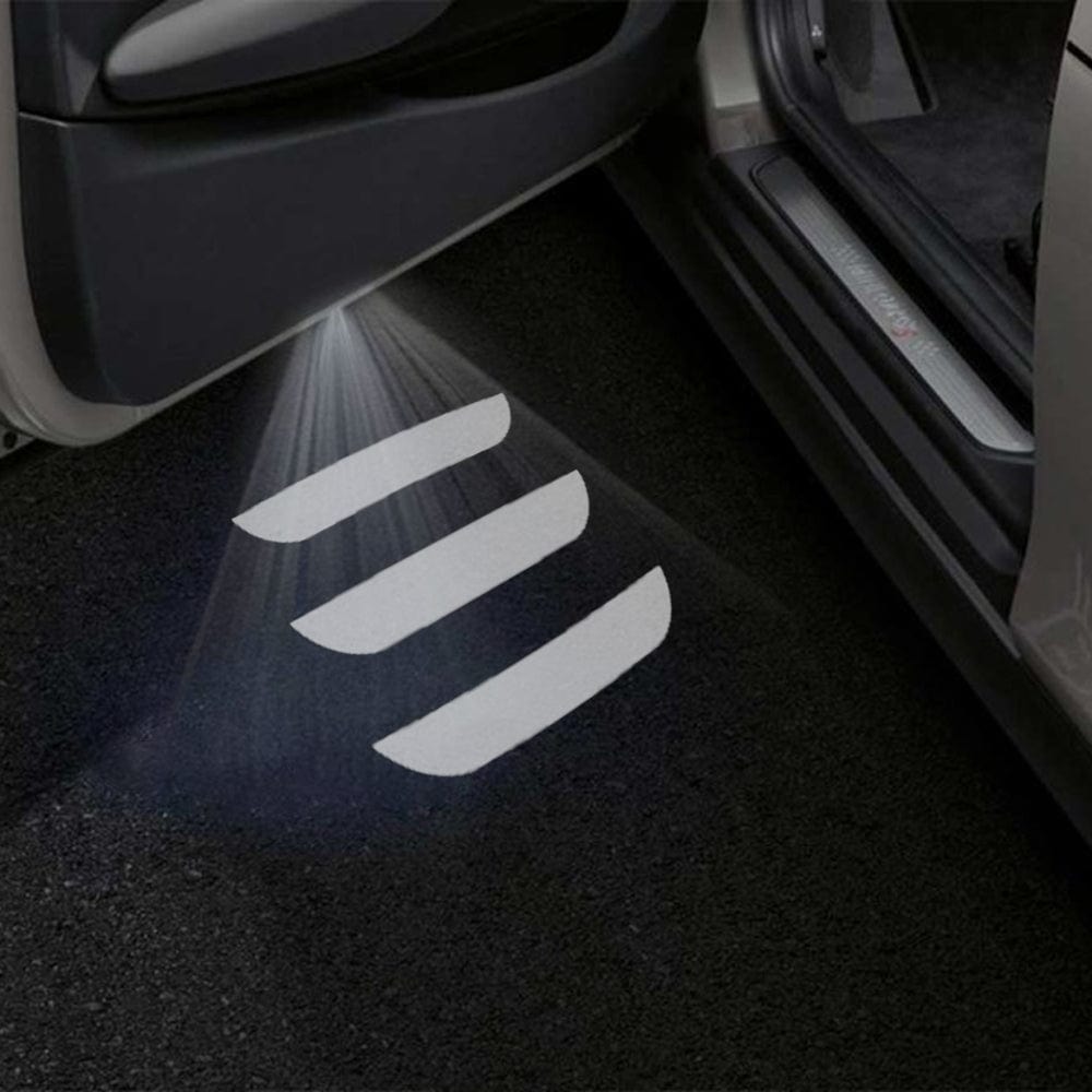 Tesla Model 3 Premium Door Puddle Lights Various Designs 2017–2023