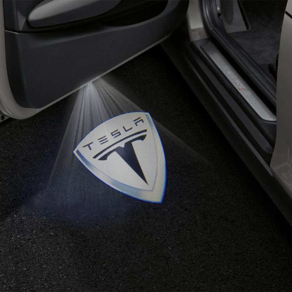 Tesla Model 3 Premium Door Puddle Lights Various Designs 2017–2023
