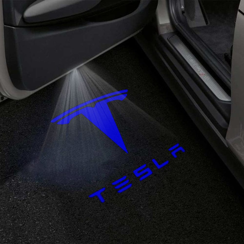 Tesla Model 3 Premium Door Puddle Lights Various Designs 2017–2023