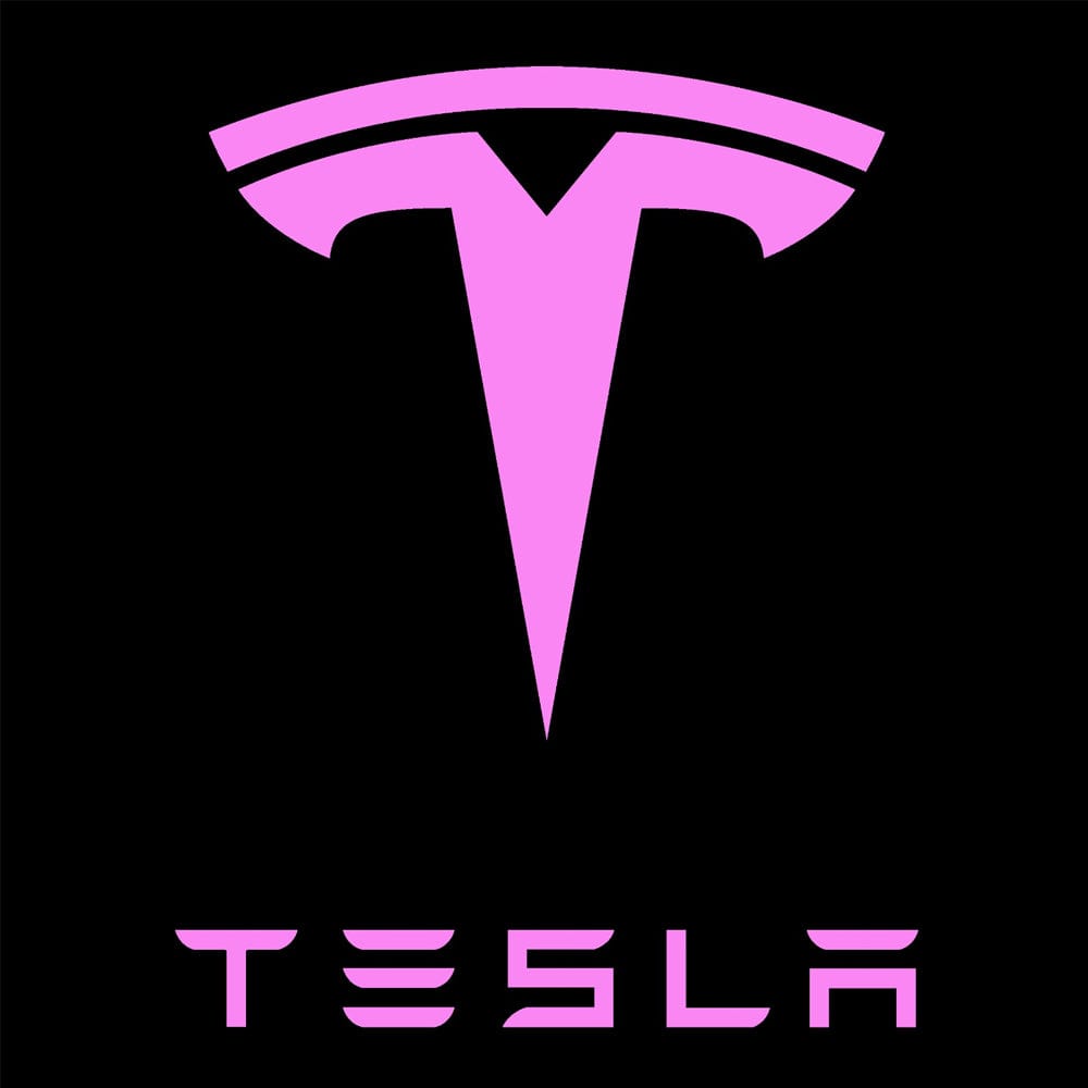 Tesla Model S Premium Door Puddle Lights Various Designs 2014–2020