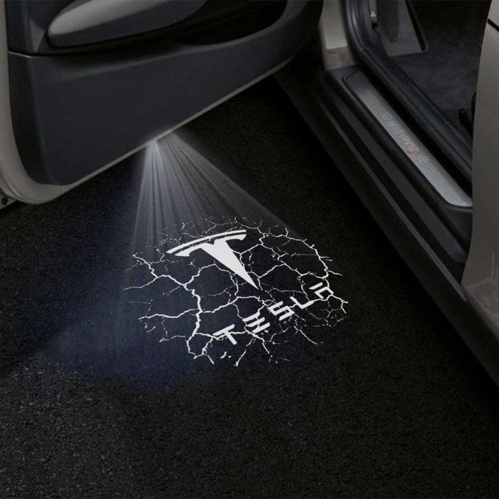 Tesla Model 3 Highland Premium Door Puddle Lights Various Designs 2023–2026