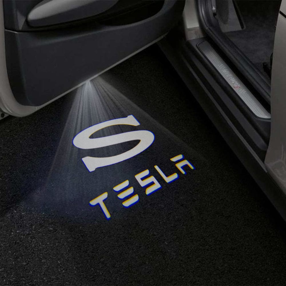 Tesla Model S Premium Door Puddle Lights Various Designs 2021-2026