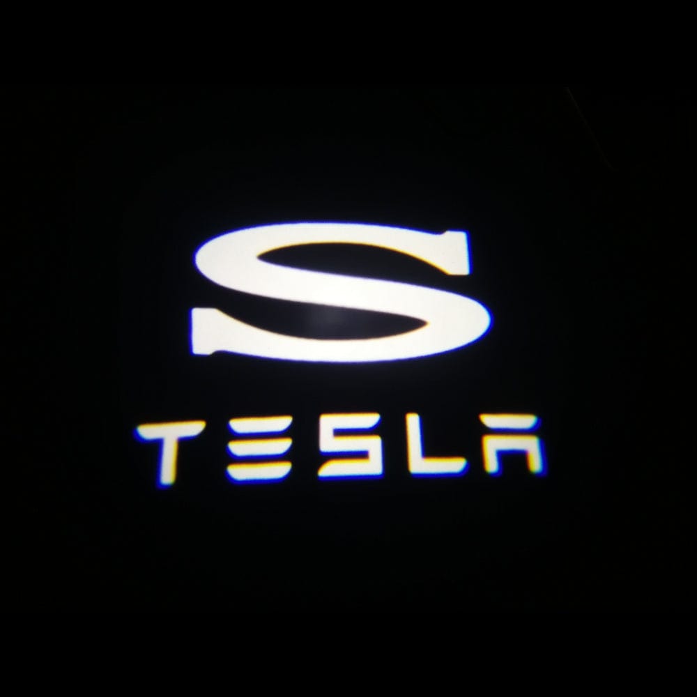 Tesla Model S Premium Door Puddle Lights Various Designs 2014–2020