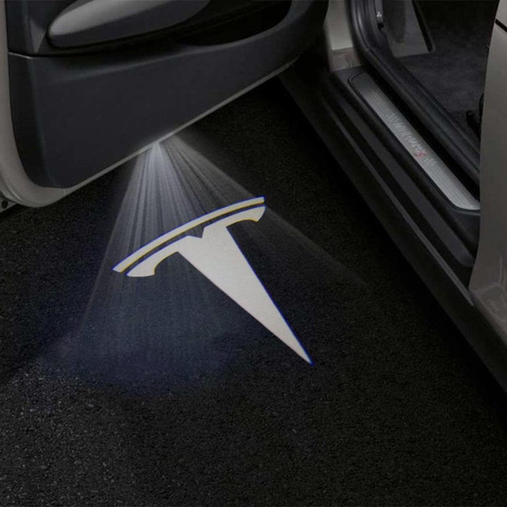 Tesla Model S Premium Door Puddle Lights Various Designs 2014–2020