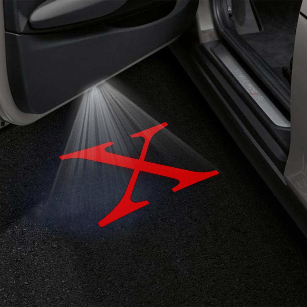 Tesla Model X Premium Door Puddle Lights Various Designs 2022-2026
