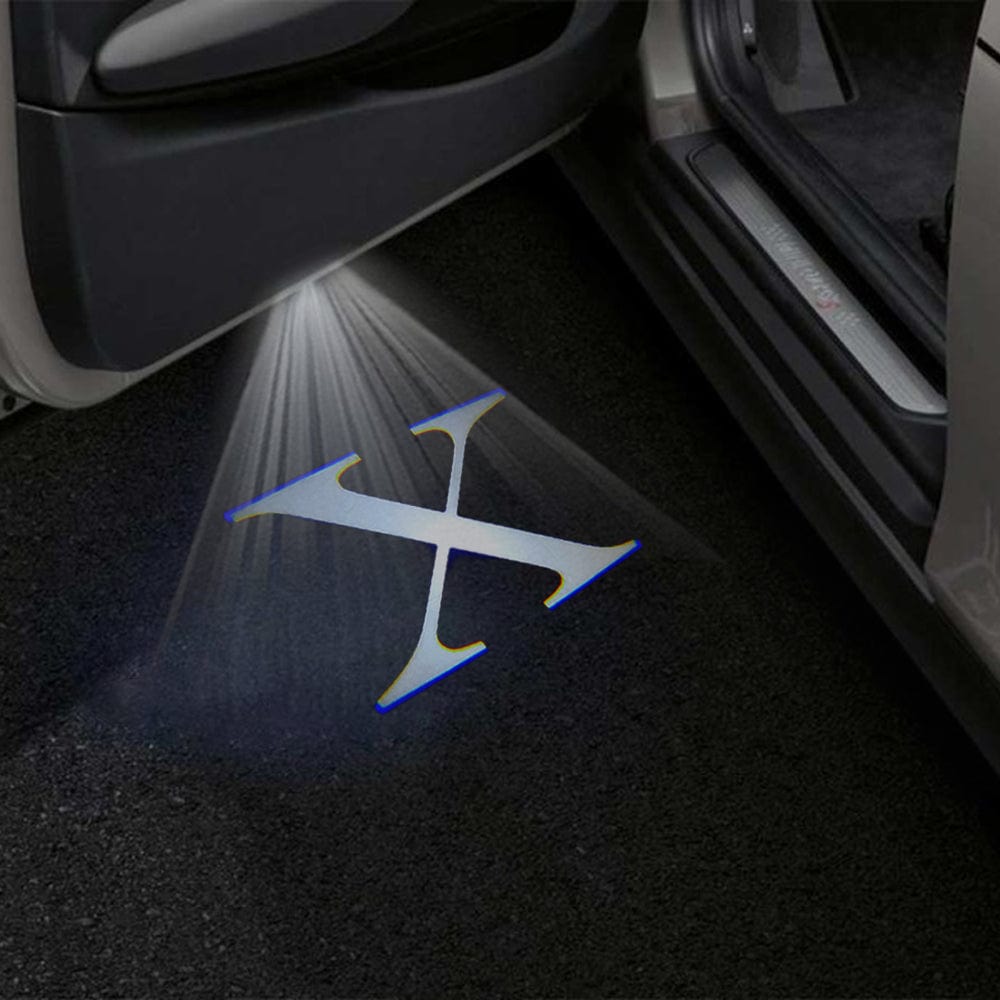 Tesla Model X Premium Door Puddle Lights Various Designs 2022-2026