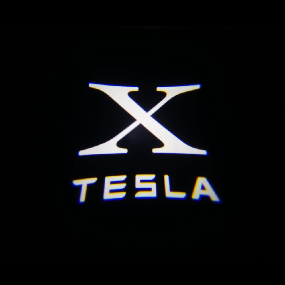 Tesla Model X Premium Door Puddle Lights Various Designs 2022-2026