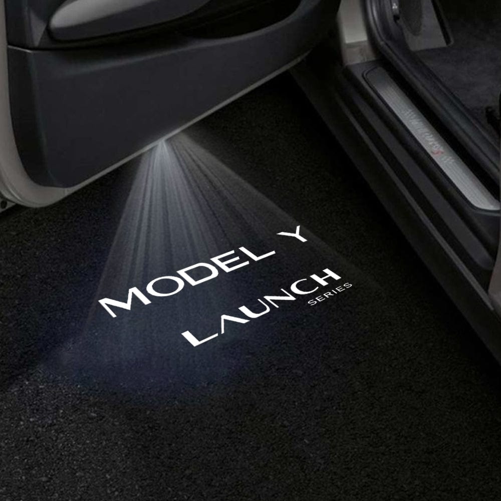 Tesla Model Y Juniper Premium Door Puddle Lights Various Designs 2025–2026