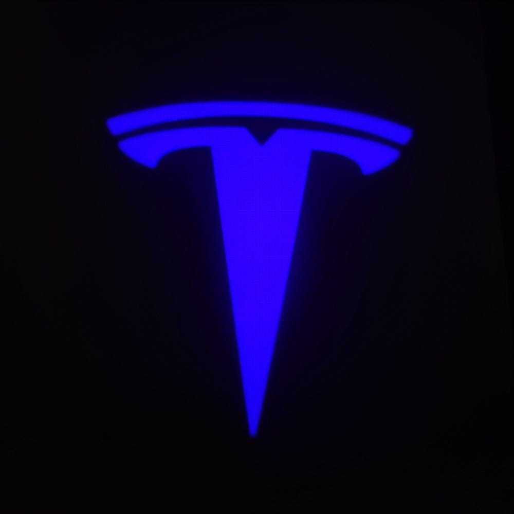 Tesla Model S Premium Door Puddle Lights Various Designs 2014–2020