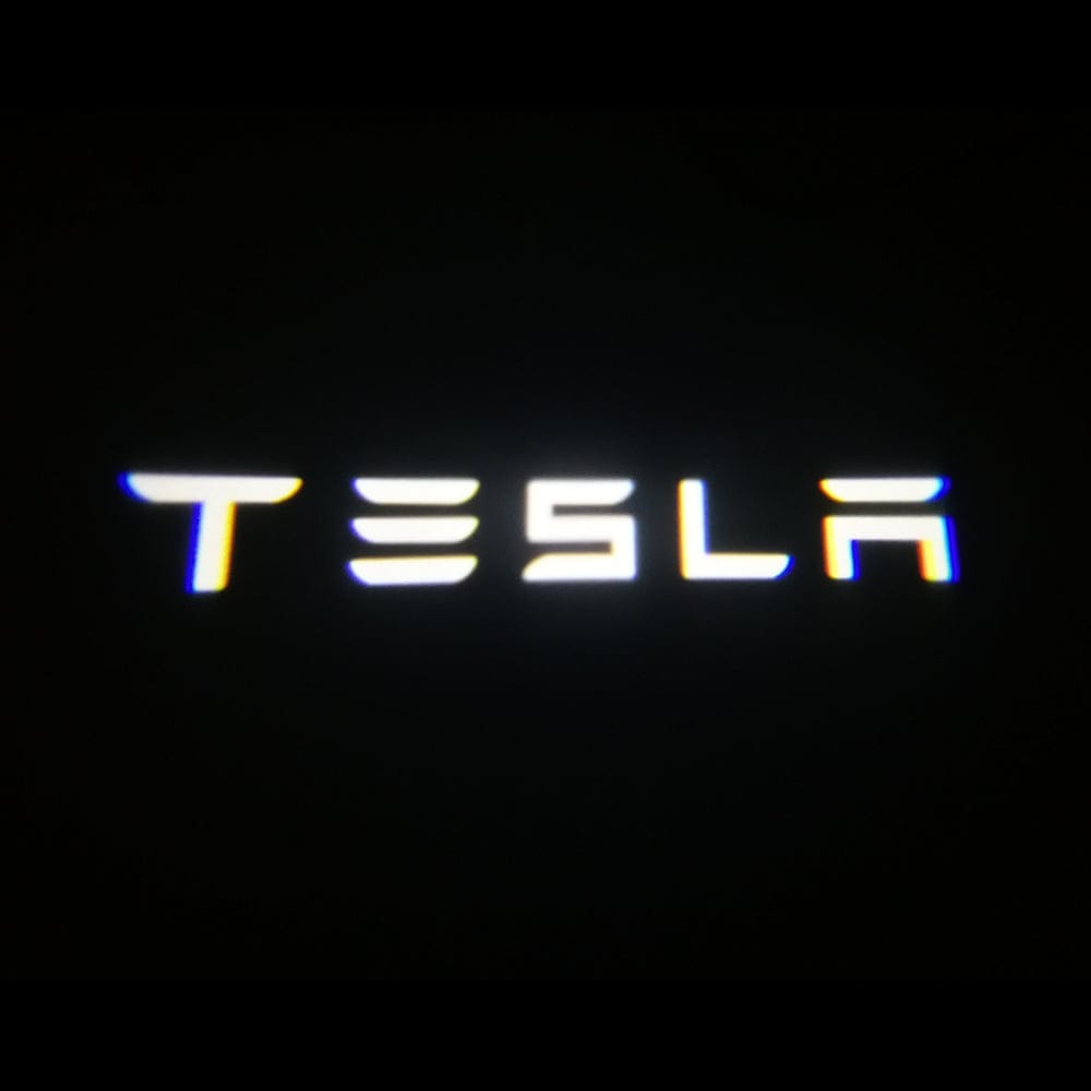 Tesla Model S Premium Door Puddle Lights Various Designs 2021-2026