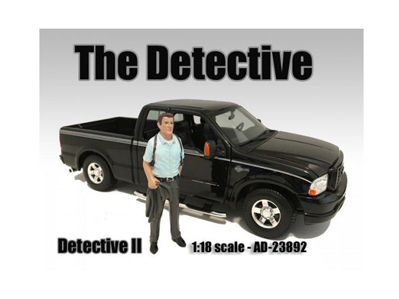 "The Detective 2" Figure For 1:18 Scale Models by American Diorama free shipping USA - Rapid Vehicles