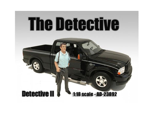"The Detective 2" Figure For 1:18 Scale Models by American Diorama free shipping USA - Rapid Vehicles