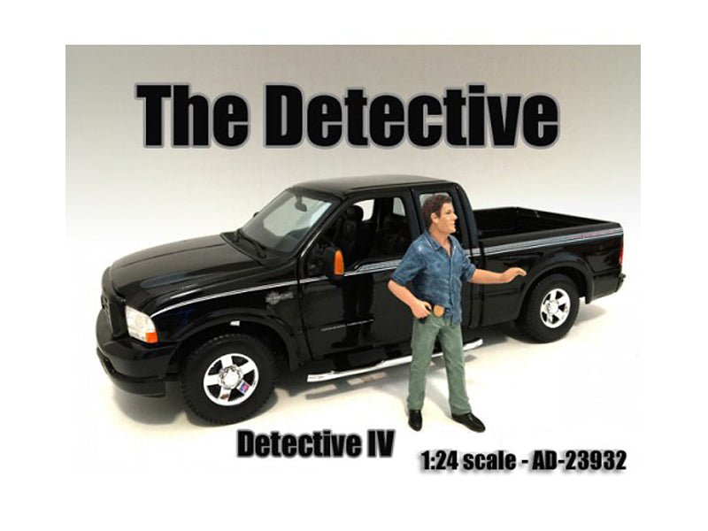 "The Detective 4" Figure For 1:24 Scale Models by American Diorama free shipping USA - Rapid Vehicles