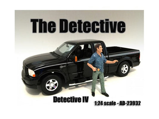 "The Detective 4" Figure For 1:24 Scale Models by American Diorama free shipping USA - Rapid Vehicles