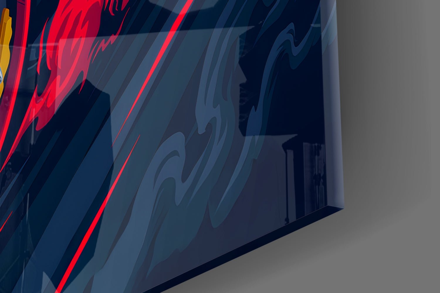 The Rhythm of the Track: Porsche 911 RSR Glass Wall Art || Designer Collection - Rapid Vehicles