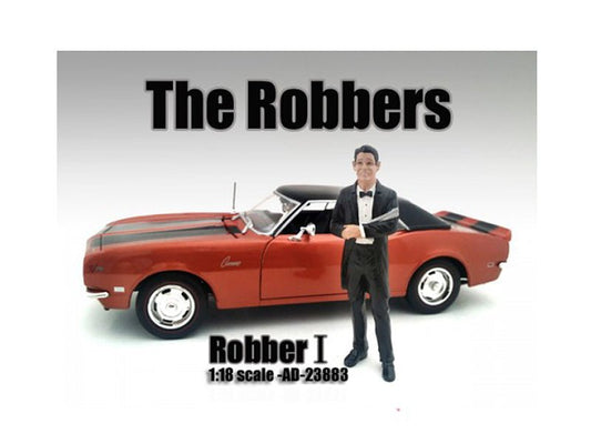 "The Robbers" Robber I Figure For 1:18 Scale Models by American Diorama free shipping USA - Rapid Vehicles