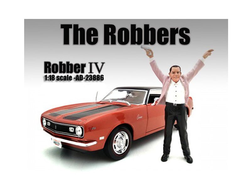 "The Robbers" Robber IV Figure For 1:18 Scale Models by American Diorama free shipping USA - Rapid Vehicles