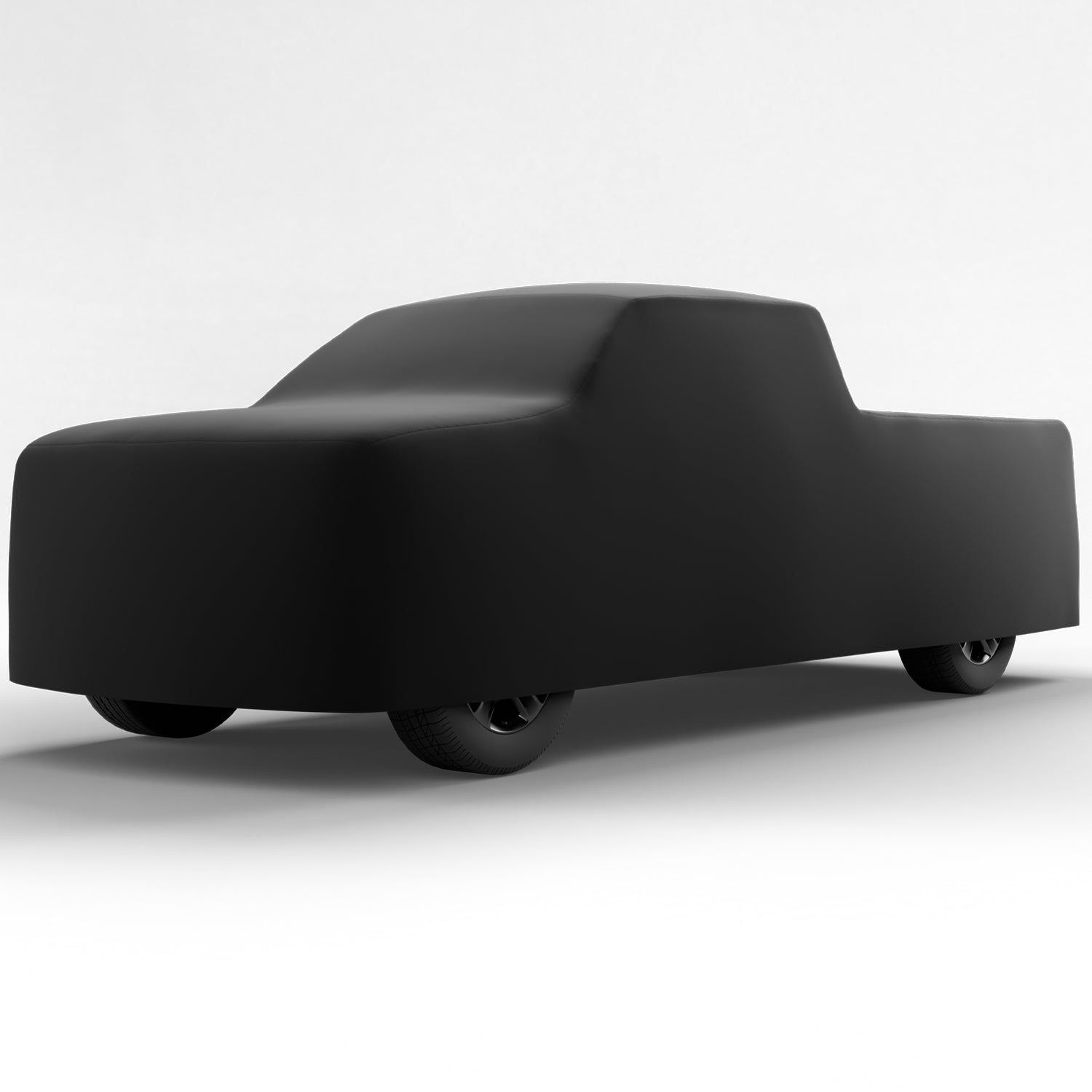 Black Satin BL - Black Car Cover for Hummer H2 2009 Pickup 4-Door