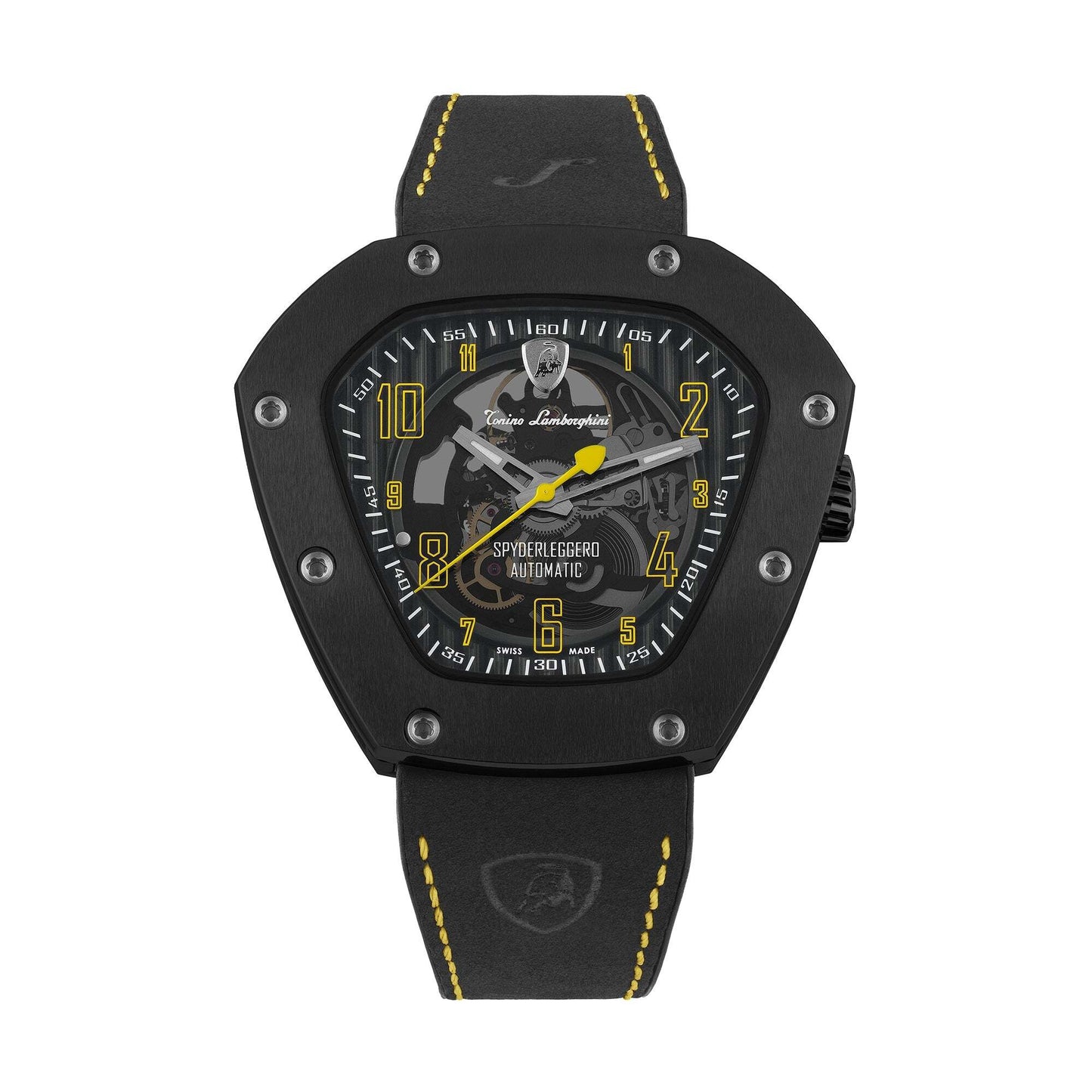 Tonino Lamborghini Men's 'SPYDERLEGGERO' Skeleton Dial Black - Premium Watches from Rapidvehicles - Just $2347.99! Shop now at Rapidvehicles