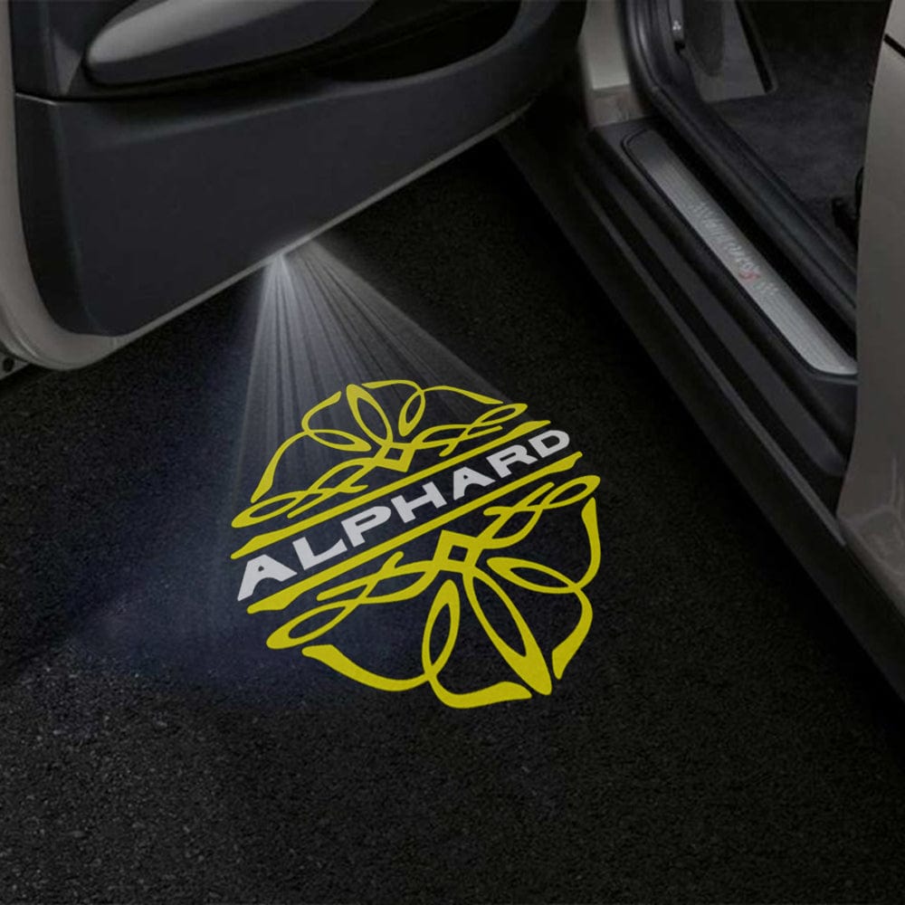 Toyota ALPHARD 3rd/4th Gen Premium Door Puddle Lights Various Designs 2015-2026