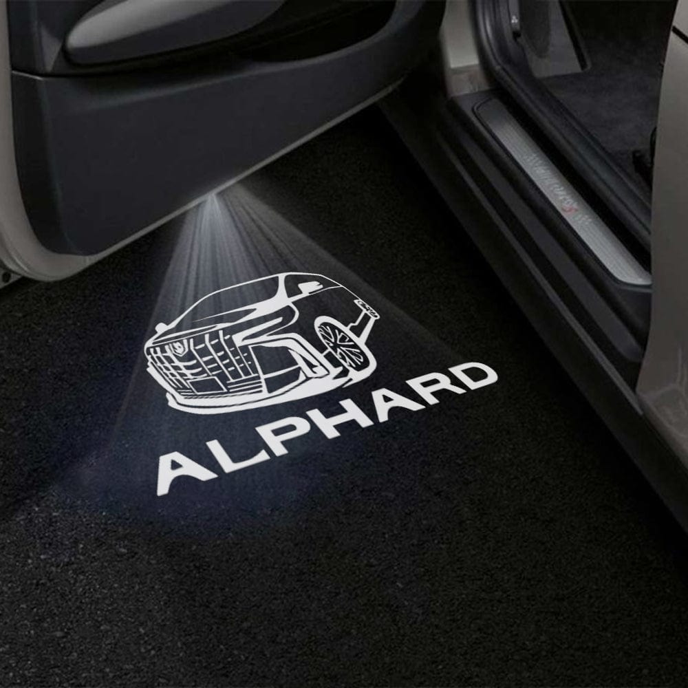 Toyota ALPHARD 3rd/4th Gen Premium Door Puddle Lights Various Designs 2015-2026