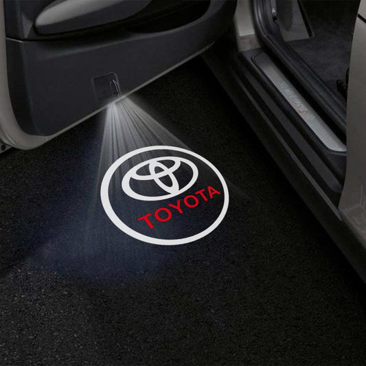 Toyota Belta XP90 Door Stick On Puddle Lights Various Designs 2006-2016