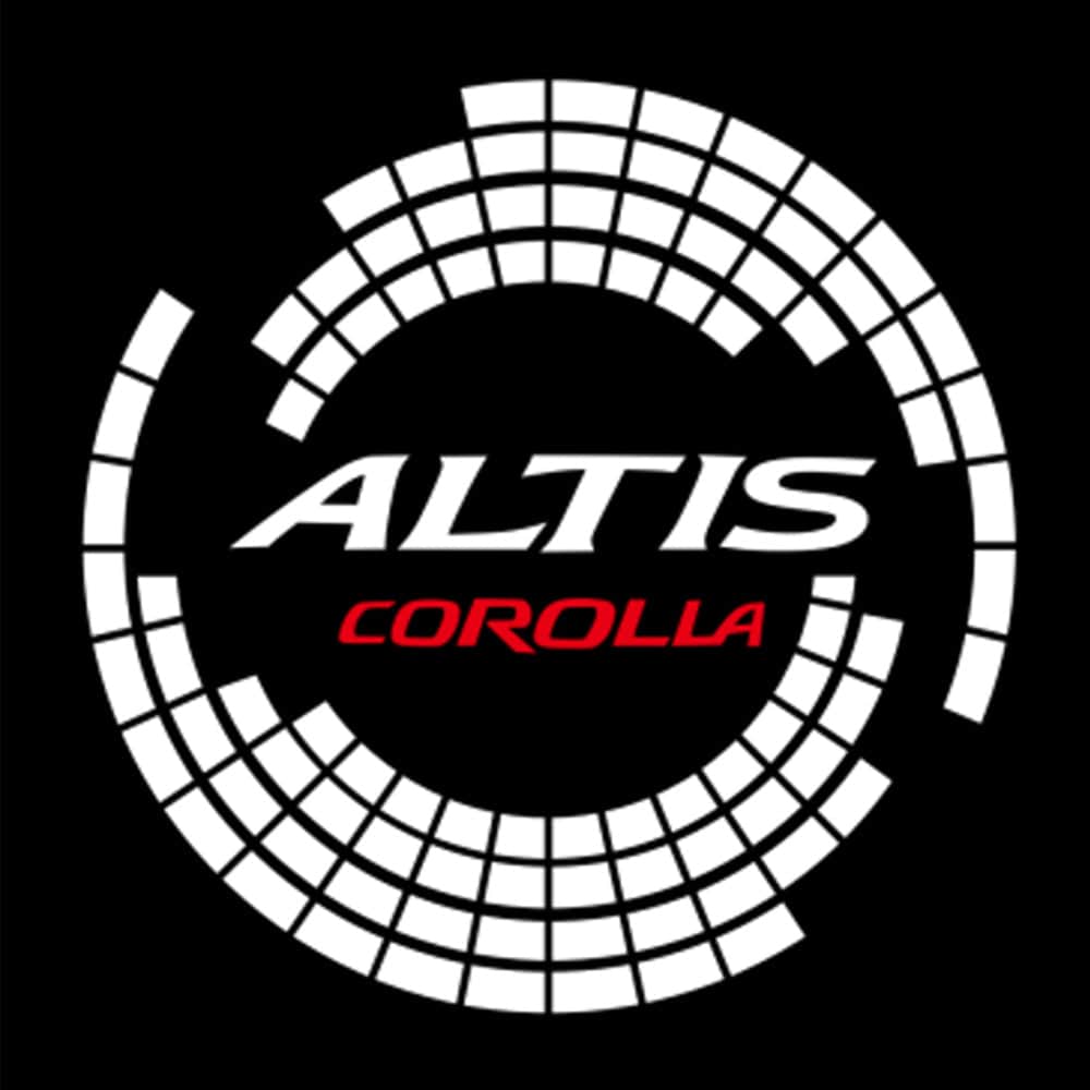 Toyota Corolla 9th Gen E120 Door Stick On Puddle Lights Various Designs 2003-2008