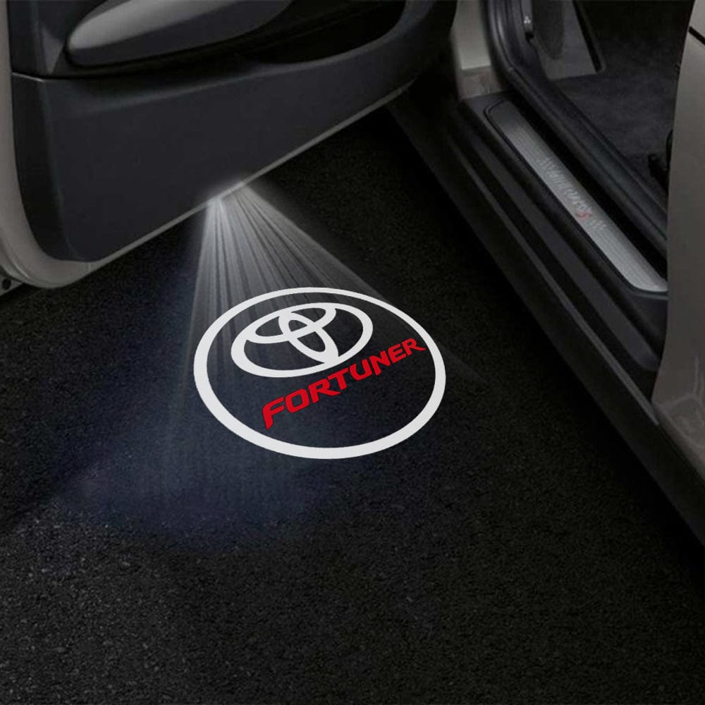 Toyota Fortuner 2nd Gen Premium Door Puddle Lights Various Designs 2015-2017